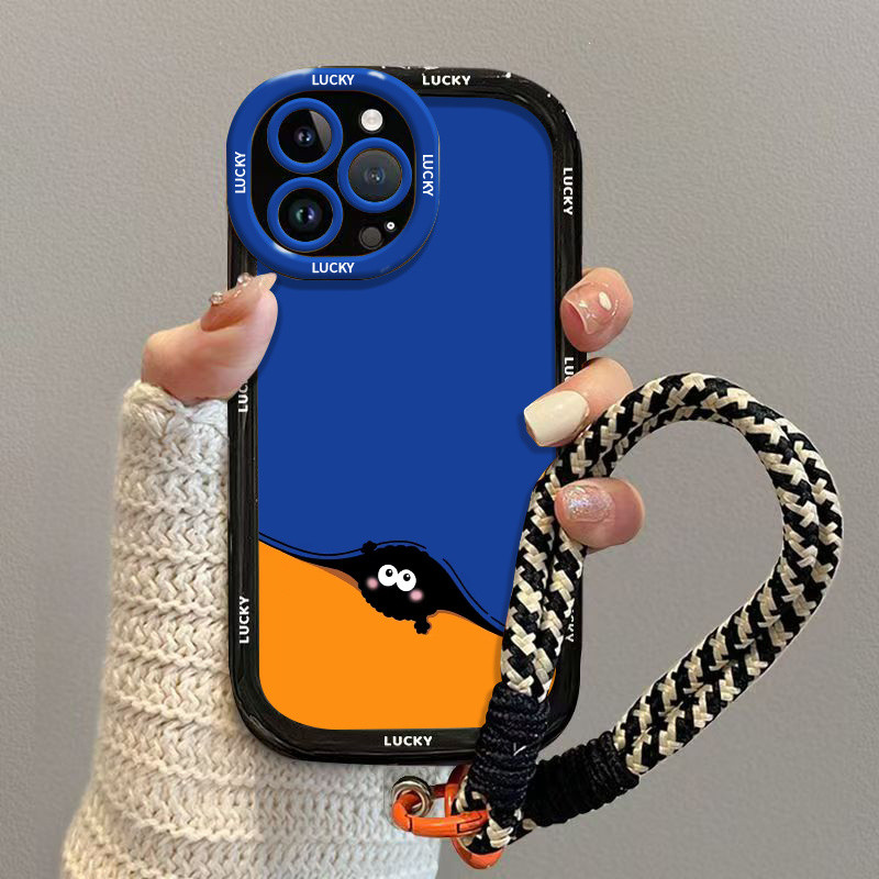 【✨Sopt】【Vỏ điện thoại di động mèo con + vòng đeo tay】ốp lưng iPhone 16Promax 15 Plus/14,chống sốc