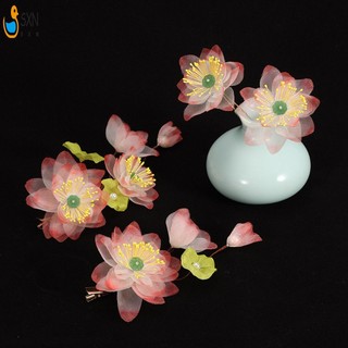 Kẹp Tóc Kẹp Tóc Với Hoa Sen Trang Trí Chống Trơn Trượt Đa Năng Làm Đẹp Cô Dâu Mũ Cho Phù Dâu Tiệc Cưới