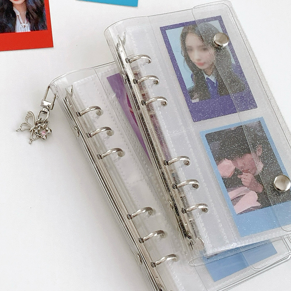 Thu thập sách và thẻ lá rời cực kỳ hẹp A6 DIY Đa chức năng PVC DIY INS