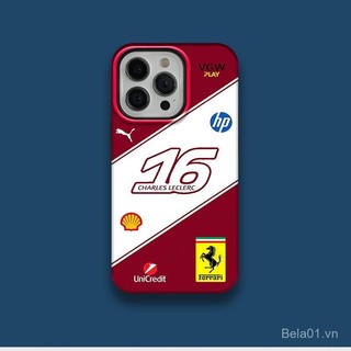 Ốp điện thoại tương thích với iPhone F1 Ferrari Hamilton Leclerc, ốp cho iPhone 16 Pro/15, 14/13 Pro/XS Max, ốp bảo vệ mới IWBC