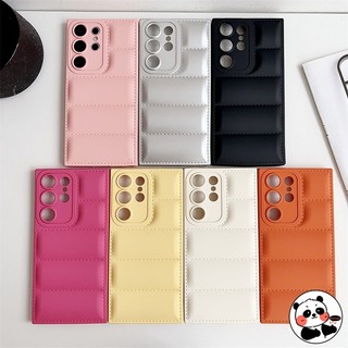 Vỏ Áo Khoác Xuống Cho Samsung Galaxy A32 A24 A23 A14 A13 A22 M22 M32 F22 A20s 5G 4G Vỏ Điện Thoại Mềm Chống Sốc Màu Kẹo Mùa Đông Sang Trọng Dễ Thương