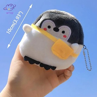 HFTOY Anime Mới Sang Trọng Chim Cánh Cụt Ví Nam Nữ Thời Trang Hàn Quốc Dây Kéo Dễ Thương Ví Đựng Tiền Xu Bé Trai Bé Gái Túi Miễn Phí Vận Chuyển 2023 ~