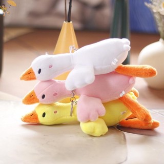 [Gou] Vịt Sang Trọng Đồ Chơi Búp Bê Lông Tơ Móc Khóa Động Vật Dễ Thương Thiên Nga Ngỗng Búp Bê Mềm Nhồi Bông VN