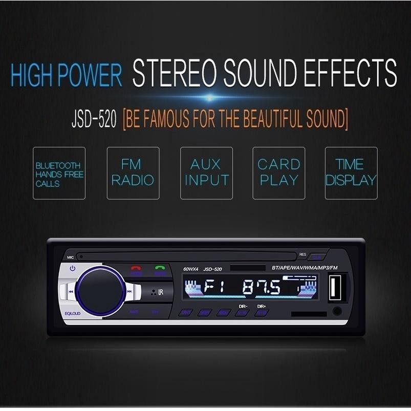 [Sẵn sàng] Hỗ trợ rảnh tay Bluetooth trên ô tô Máy nghe nhạc USB / SD MP3 1 Din In-Dash Autoradio Radio