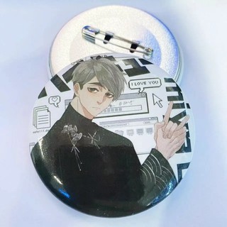 Anime Haikyuu Bóng chuyền trung học Kozume Miya Suna Rintaro Huy Hiệu Nút Cài Cài Áo Cosplay Bộ Sưu Tập Đồ Chơi Túi Trang Trí Quà Tặng 58mm