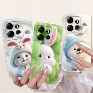 Dành Cho Tecno Spark Go 2023 Vỏ Pop 7 Pro Cover BF7n BF7 BF6 Vỏ Chống Sốc Thỏ Gấu Trúc Mềm Cho SparkGo 2023 Ốp Lưng