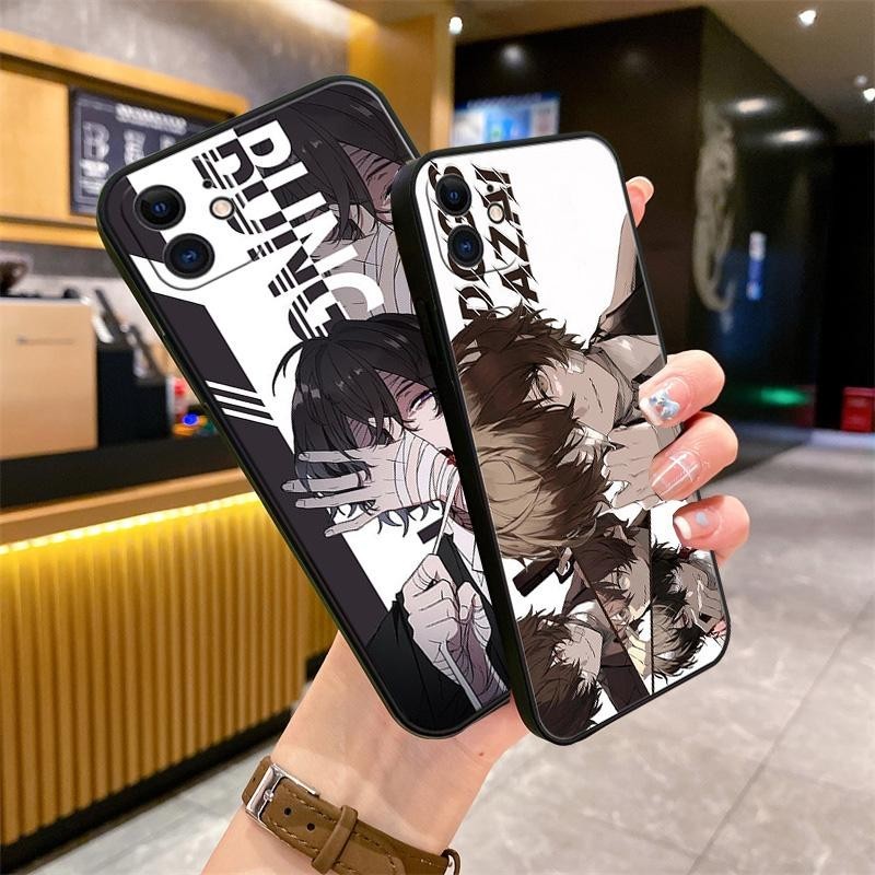 Ốp Điện Thoại Di Động Cho Realme C53 C55 C63 C65 C12 C11 2021 C20 C21Y C25Y C30 C33 C35 Realme 13 Pro Max 8 11 10 Pro Plus GT Master 5 6 Pro 5S 6S Ốp Lưng Anime Bungo Đi Lạc Chó Nhật Bản