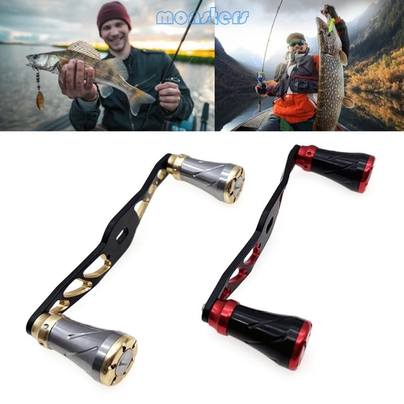 Mon Baitcasting Trolling Cuộn Tay Cầm Rocker Hợp Kim Nhôm Cuộn Câu Tay Cầm Giọt Nước Cuộn Tay Cầm Dễ Dàng Lắp Đặt