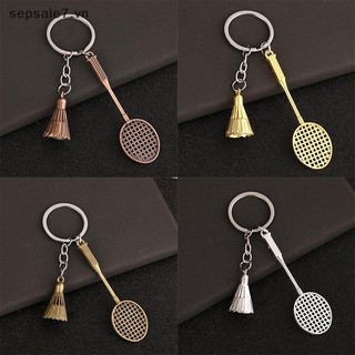 [-d] Móc khóa mặt dây chuyền vợt cầu lông sáng tạo thời trang dành cho nam nữ Móc khóa chìa khóa ô tô Phụ kiện túi xách Quà tặng sinh nhật {vn}