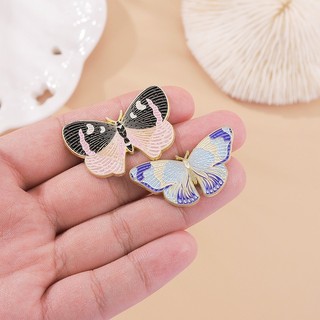 72 Phong Cách Bướm Thổ Cẩm Côn Trùng Bướm Mèo Men Huy Hiệu Ba Lô Phụ Kiện Trang Sức Quà Tặng Cho Bạn Bè