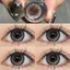 （-0°-800°）🌈ZM 🌈/Set 2 Kính Áp Tròng Màu tím/đen/xám thời trang contact lens hợp lệ 6 tháng YX116