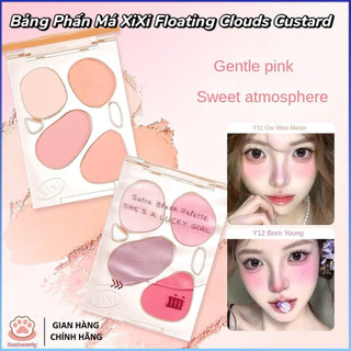 [ XIXI ] Bảng Phấn Má 4 Ô XIXI Floating Clouds Mềm Mịn Tự Nhiên Trang Điểm Nữ