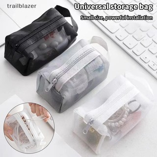 Trailblazer 1 Lưới Du Lịch Túi Đựng Mỹ Phẩm Dây Kéo Túi Trang Điểm Cho Nữ Rửa Vệ Sinh Túi Trang Điểm Tổ Chức Di Động Túi Bảo Quản Mới