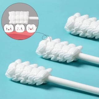 Que Tưa Lưỡi, Rơ Lưỡi Vệ Sinh Răng Miệng Cho Bé EmmaKids, Gạc Rơ Lưỡi Bé Sơ Sinh (Hộp 30 chiếc)