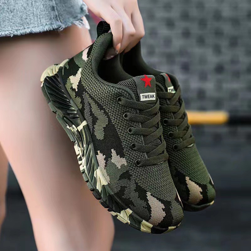 Giày Nam Thể Thao Họa Tiết Camouflage Cho Mọi Hoạt Động