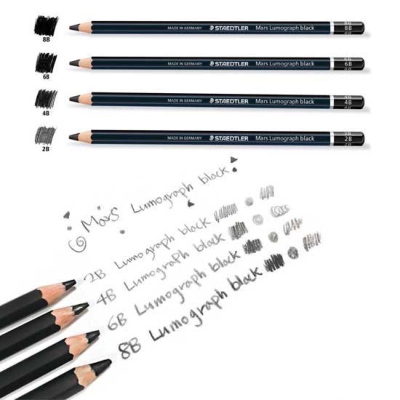 [ BÁN 5 CÂY ] Chì than Đức Staedtler Mars vẽ ký hoạ, truyền thần.
