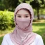 Mũ đội đầu YRBWD, Mũ lụa băng thoáng khí, có khăn choàng chống nắng đi xe đạp