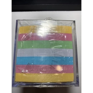 Giấy note ghi chú 5 màu Xukiva có khay mica 500 tờ.