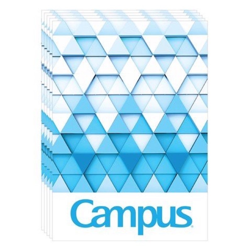 Tập vở Campus A4 200 trang kẻ ngang 3D Pattern.