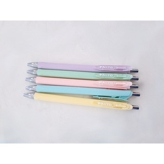 [ BÁN VĨ 5 CÂY ] Bút bi bấm Thiên Long màu Pastel GELB015 GEL-B015 GEL B015 PAZTO mực xanh