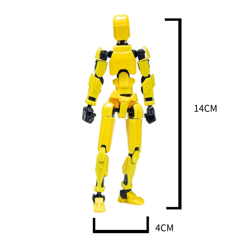 【SKISOPGO】Đồ chơi lắp ráp DUMMY mô hình búp bê in 3D nhiều khớp di chuyển (tự ráp) - khớp cử động linh hoạt