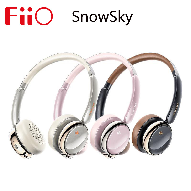 FiiO SnowSky Tai nghe không dây bất cứ lúc nào Tai nghe Bluetooth ANC On-Ear Tuổi thọ pin dài Độ trễ thấp Tai nghe không dây cổ điển