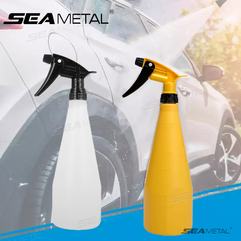 Bình xịt ô tô SEAMETAL 800ML Chai xịt rửa xe chống axit và kiềm có vòi phun có thể điều chỉnh Bình tưới nước