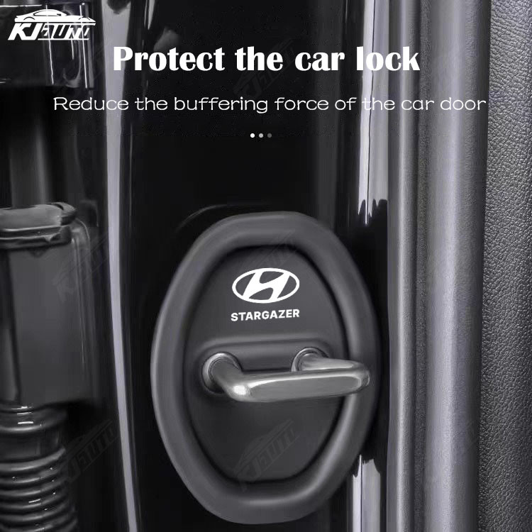 Hyundai Stargazer Khóa Cửa Ô Tô Bao Bảo Vệ Trang Trí Cửa Shock Pad Phụ Kiện Silicon