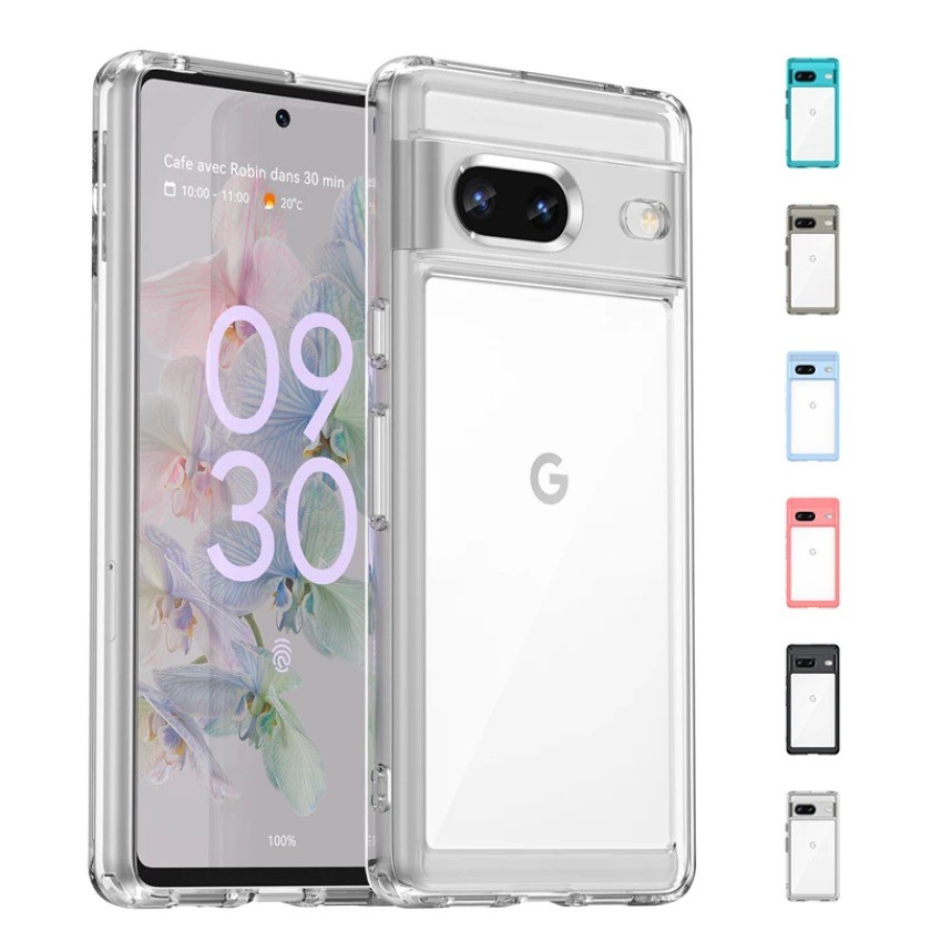 Dành Cho Google Pixel 7 Ốp Lưng Google Pixel 7 Capa Ốp Lưng Chống Sốc Trong Suốt Nhiều Màu Fundas Google Pixel 7 8 Pro 7A