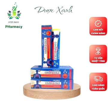 Viên ngậm Keo Ong Amabee Royal Propolis Cough Cold - Giúp giảm ho ho có đờm , đau họng Tuýp 18 viên