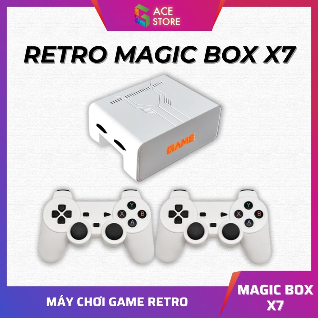Retro Magic Box X7 – Máy Chơi Game Retro Kết Nối TV, 10.000+ Game, Tay ...