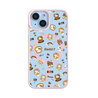 Ốp điện thoại chống sốc trong suốt phong cách thời trang Toast Cady tương thích với iPhone 14 Plus 13 Pro 12 Pro Max 16 15 Pro 14 13 12 Pro 11 16 Pro 15 Plus 14 Pro 13 Pro Max 12 11 Pro, chống bụi, chống nước, chống va đập