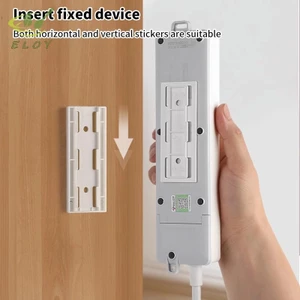 Miếng dán cố định cắm treo tường Nhà không đục lỗ Ổ cắm tự dính Fixer Dây cáp sắp xếp Giá đỡ dải điện VN