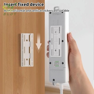 [ELOY] Miếng dán cố định cắm treo tường Nhà không đục lỗ Ổ cắm tự dính Fixer Dây cáp sắp xếp Giá đỡ dải điện VN