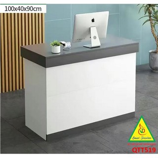 Quầy thu ngân, tiếp tân, tính tiền bằng gỗ MDF QTT519 - NỘI THẤT LẮP RÁP VIENDONGADV
