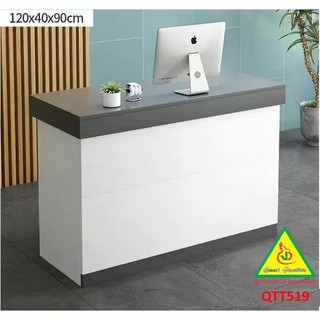 Quầy thu ngân, tiếp tân, tính tiền bằng gỗ MDF QTT519 - NỘI THẤT LẮP RÁP VIENDONGADV