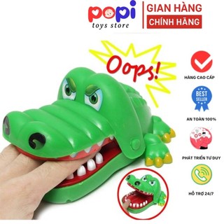 Trò Chơi Khám Răng Cá Sấu Loại To, Đồ Chơi Cá Cắn Tay Vui Nhộn