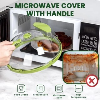 Vỏ vi sóng ITRUMPET, Vỏ phun nước chống bắn tung tóe vi sóng, có tay cầm Vỏ sưởi ấm trong suốt chống dầu Tiện ích nhà bếp