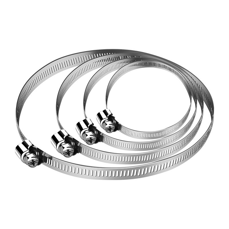 Thép không gỉ Kẹp Vòng Họng Kẹp 12-14 Đường Kính Rộng 10 20 30 40 50cm Giám Sát Dây Cực Vòng Họng Kẹp