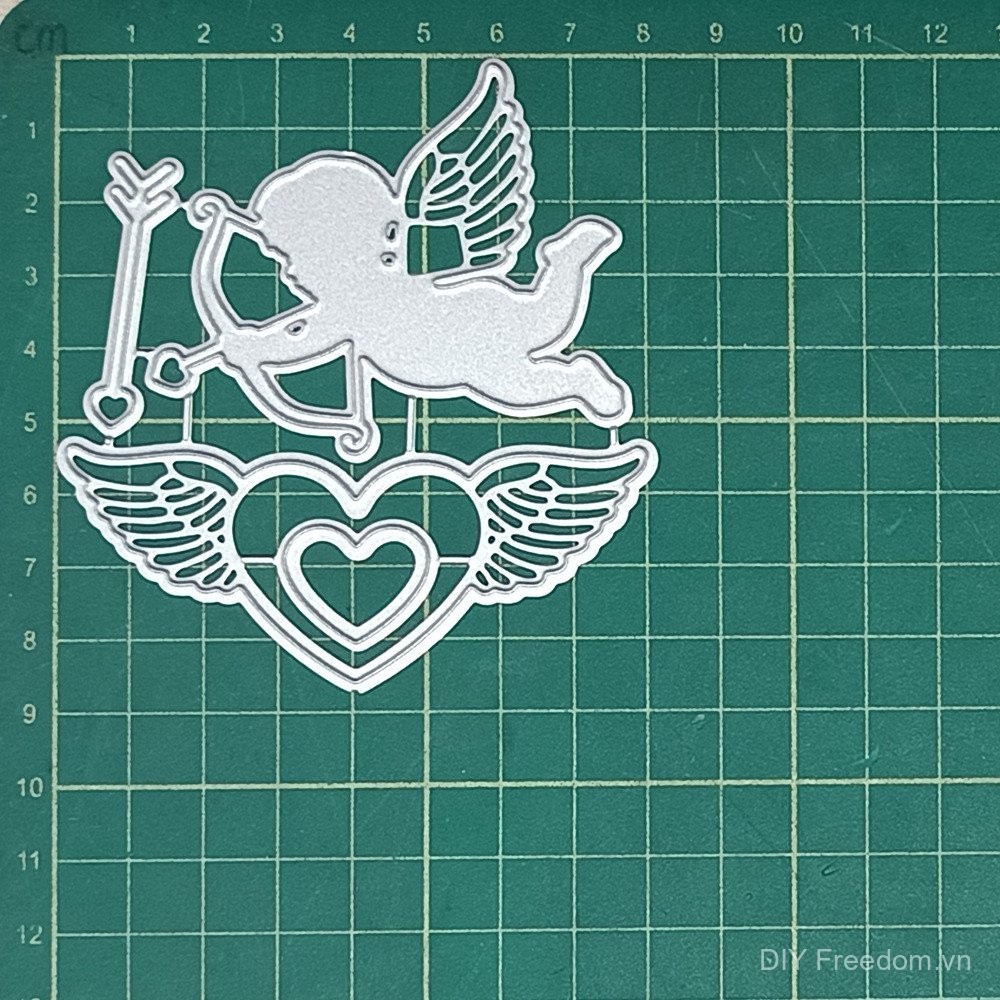 Khuôn cắt mũi tên Cupid scrapbook thép cacbon kim loại cắt dập nổi Mẫu khắc DIY Album ảnh sổ lưu niệm