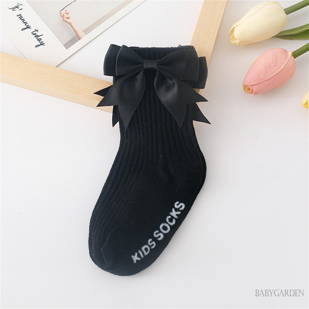 / / -0-36 tháng Tất Sàn Bé Gái Họa Tiết Chữ Nơ Chống Trơn Trượt Cho Bé Đi Bộ