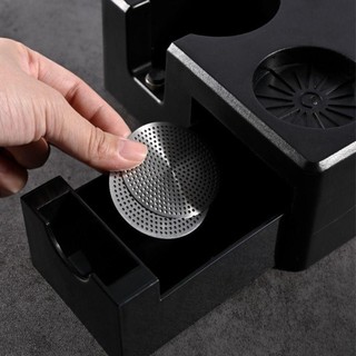 Trạm định hình cà phê WEAVELYF, Giá đỡ Portafilter đa chức năng 51 / 53 / 58mm, cấp chuyên nghiệp có ngăn kéo lưu trữ Hộp đựng đồ cà phê