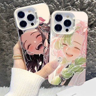 Ốp Lưng Dành Cho Samsung Galaxy A53 5G A23 A22 A31 A73 A51 A11 A21S A10 A03S A30 A20 A02 Ốp Lưng Anime Demon Slayer IMD Frosted 2 Trong 1 Glow Sang Trọng Cứng Matte