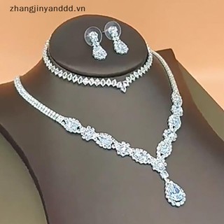 # yanddd # Vòng Cổ Móng Vuốt Thời Trang Nữ Cắt Vòng Cổ Bông Tai Bộ Trang Sức Cô Dâu Trang Sức Trang Sức Tiệc Cưới Quà Tặng Ngày Lễ.