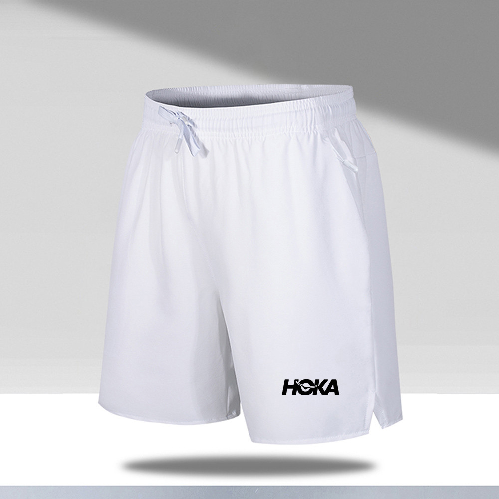 Quần short chạy bộ nam mùa hè bằng lụa băng thoáng khí Quần short khô nhanh theo dõi Marathon