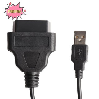 Pnpia 1 Cái Mới 16Pin Sang USB Sạc Cáp Kết Nối Công Cụ Chẩn Đoán Phụ Kiện Xe Hơi Boutique