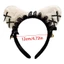 Ở Lại Giáng Sinh Băng Đô Quấn Tóc Ren Nơ Mèo Tai Anime Băng Đô Nữ Clubwear Hairhoot