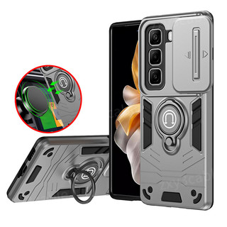 Ốp Lưng Cho Infinix Hot 50 60 Pro plus 4G 2025 Ốp Điện Thoại Có Đế Mềm Cho Hot60Pro + InfinixHot50 Hot50 hot50Pro + Hot50Pro plus X6882 Ốp Lưng Cứng Giáp Chống Sốc