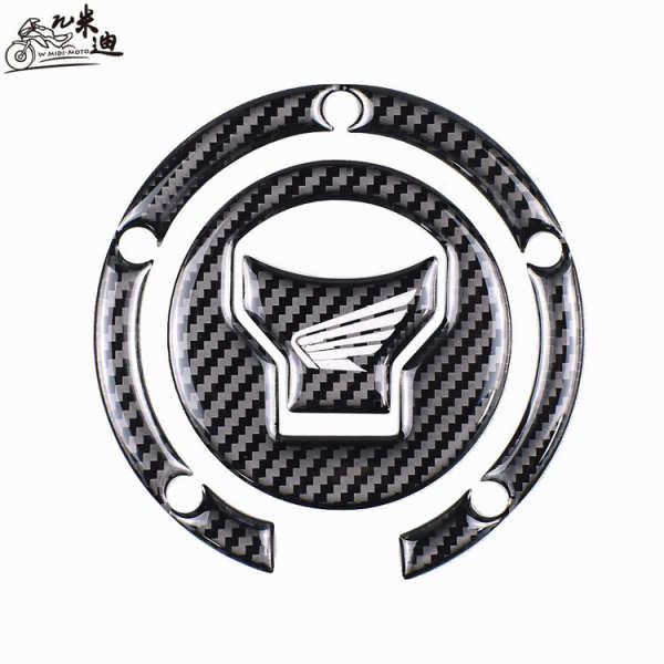 Dán nắp bình xăng cho xe máy Honda CB650R VFR800 CBR1000R bằng sợi carbon decal xương cá