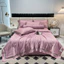 Bộ Chăn Ga Gối Phi Lụa Vân Chìm Màu Sắc Đơn Giản Nhưng Sang Trọng - MemMinbedding Luxury